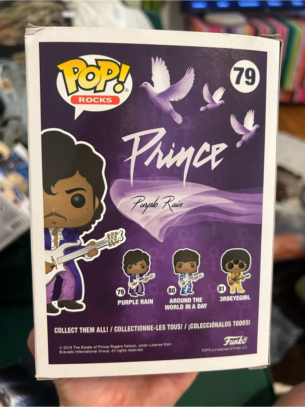 Funko | Other | Funko Pop Rocks Prince Purple Rain79 Vinyl Figure New ...